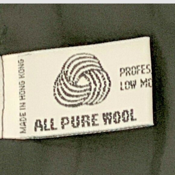 Anne Klein II Lined Wool Sheath Dress Short Sleeve Black Sz 8/10 LBD #217K - Picture 7 of 8